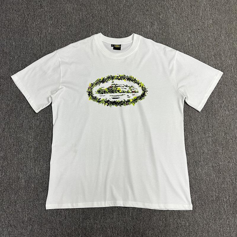 Corteiz Alcatraz Series T-shirts for Men and Women, Short-sleeve Short Sleeve with Lettered Logo Print Crew Neck Loose Casual T-shirt