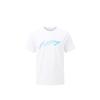 Men's Li-Ning T-Shirts Unisex White Crew Neck Moderate