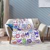 Cartoon Tamagotchis Fleece Blankets Custom Throw Blankets for Home 150*125cm Quilt