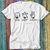 Rock Paper Scissors Hand Game T Shirt Top Tee 437
