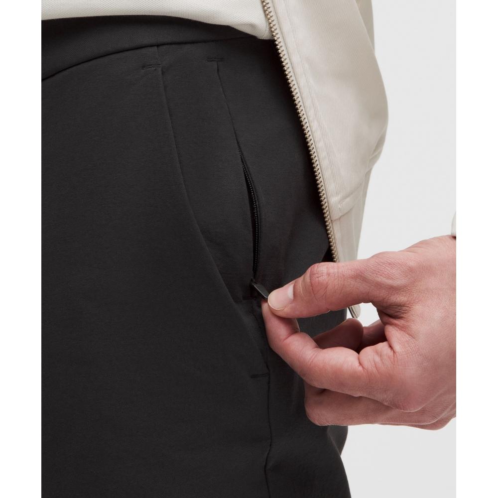 Lululemon Abc Classic Fit Trouser 30l  Stretch Cotton Versatwill Black