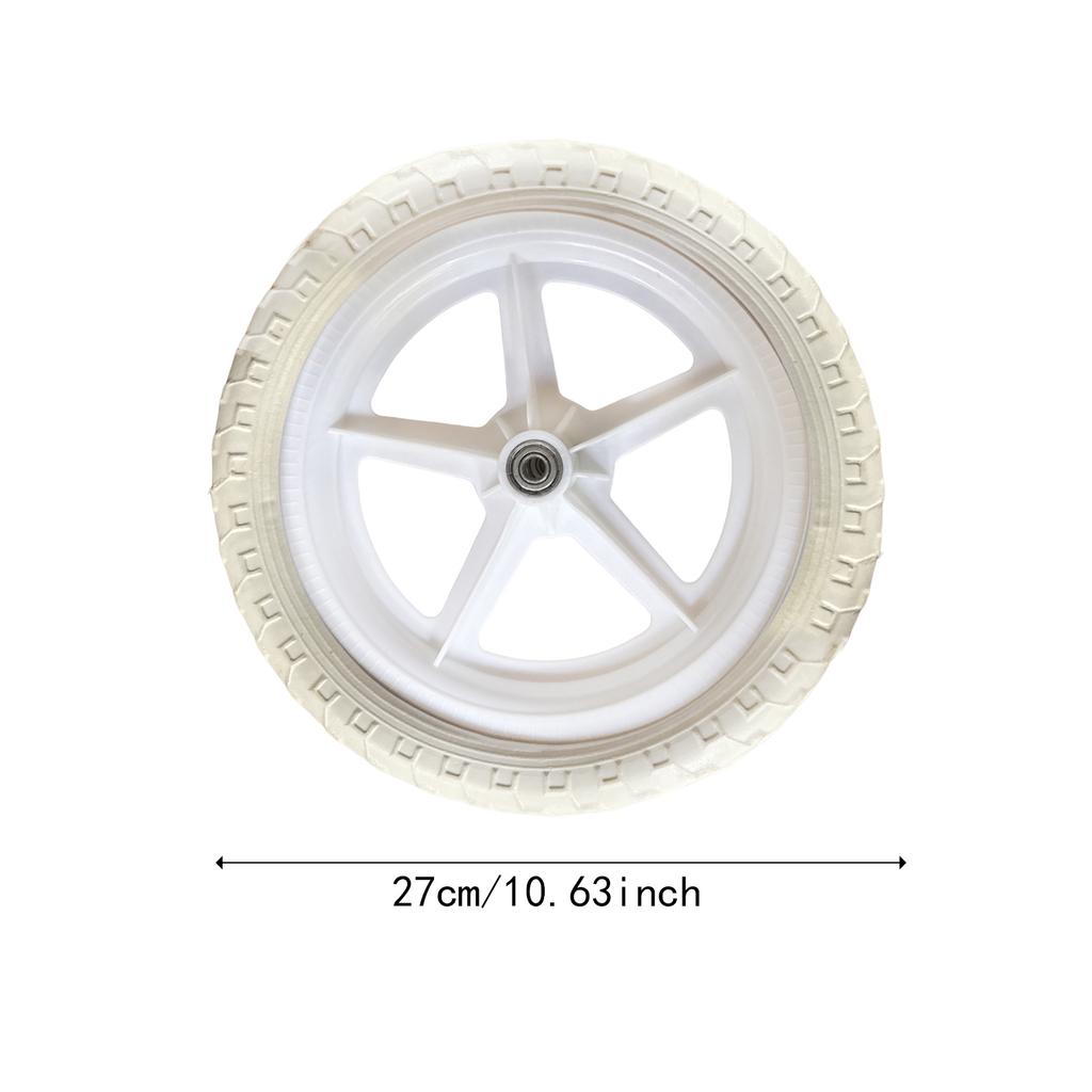 2Pcs Bike Replacement Wheel Kids Balance Bikes Wheels Airless Tire Low Noise Strong Grip Accessories Requiring for Balance Bikes