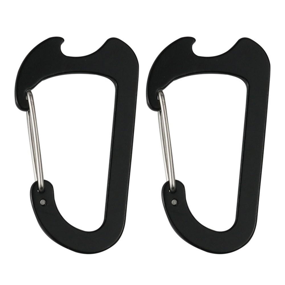 Easy To Carry Aluminum Carabiner Keychain Buckle Outdoor Gear