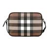 Burberry Striped Bio-Based Check Leather Messenger Bag Shoulder Bag Camera Bag Crossbody Bag Men bags Dark-Walnut-Brown 80491451