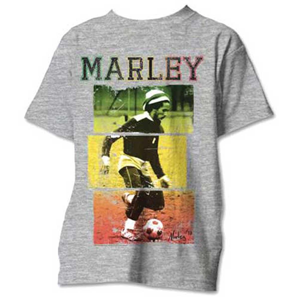 Bob Marley Football Text Official Men s T-Shirt Unisex- XXXL