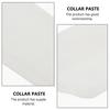 20Pcs Useful Shirt Collar Sweat Absorption Stickers Invisible Stickers (White)