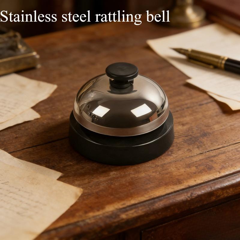 1PC Metal Answering Bell, Restaurant Service Bell, Pet Training Call Bell, Party Game Multi-purpose Metal Bell Ringer
