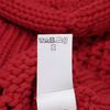 Brunello Cucinelli Red Cropped Cotton Knit Tops S RedUsed