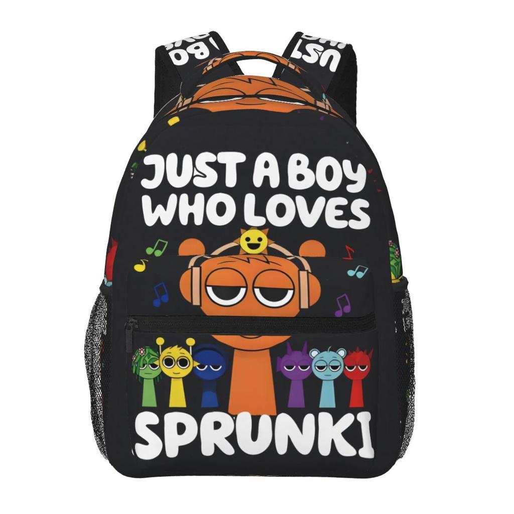 Rhythmus Box Vollständig Bedruckter Schulranzen Kinderrucksack Große Kapazität Verschleißfest Leicht Anti-Spritz-Rucksack