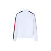Anta Serie de Entrenamiento Cuello Alto Ajuste Delgado Chaqueta Deportiva de Punto Chaqueta para Mujer Blanco Puro 162417742S-1