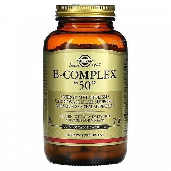 

Solgar - B-комплекс 50 250 Vegetable Capsules