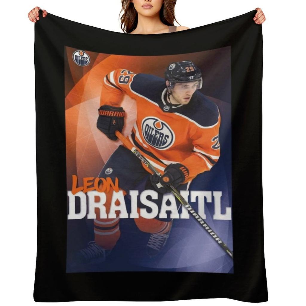 Leon Draisaitl Throw Blanket Summer Decorative Sofa Flannels decorative Blankets
