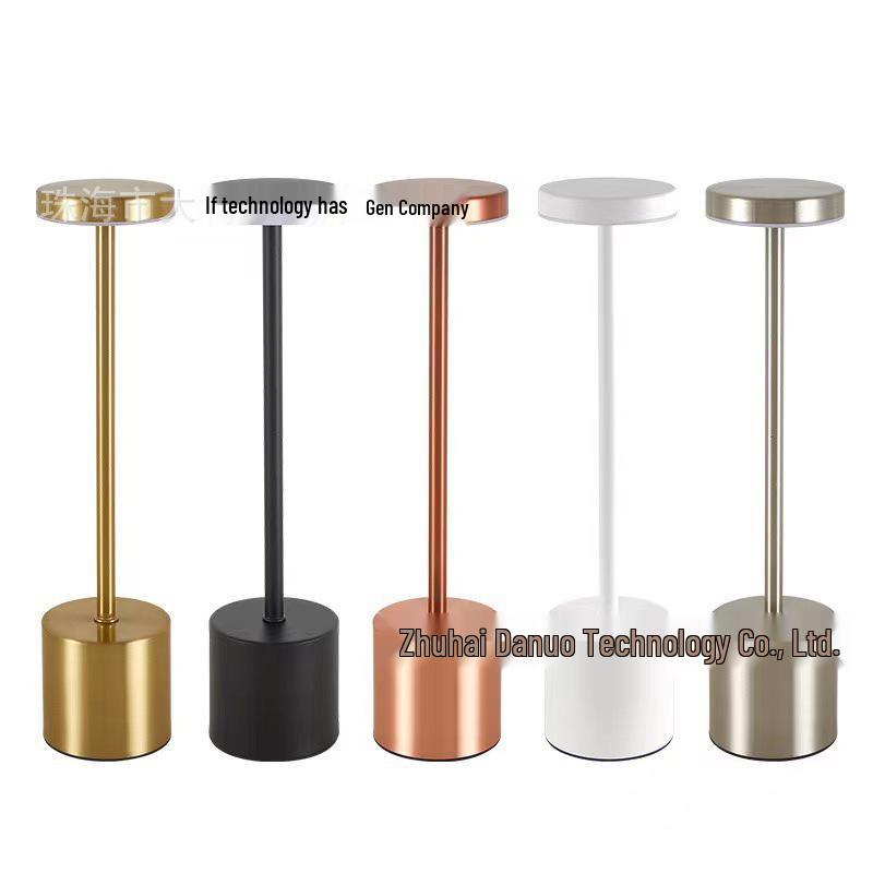 I-Shaped LED Decorative Desk Lamp with USB Charging and Touch Night Light