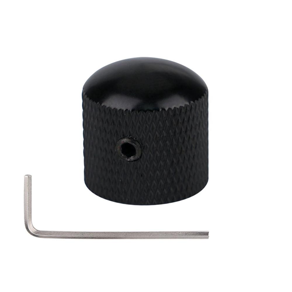 1Pcs2Pcs Metal Dome Knobs Electric Bass Guitar Knobs Volume Tone Control Knobs With Wrench Bronzebkcrgdblack Nickel