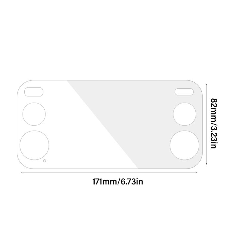 Handheld Game Console Gaming Gadget Dust Proof 9H Hardness Full Coverage Tempered Glass Screen Protector Film For RG476H