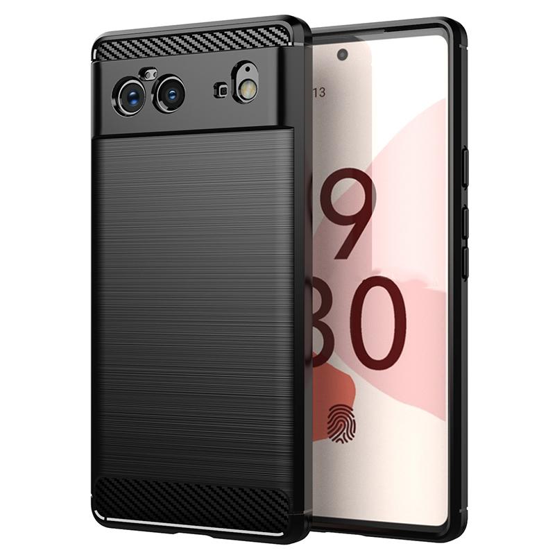 For Google Pixel 6 Case Carbon Fiber Shockproof Silicone Case for Google Pixel 6 Cover for Google Pixel 6 6 Pro 6A A 4A G 4