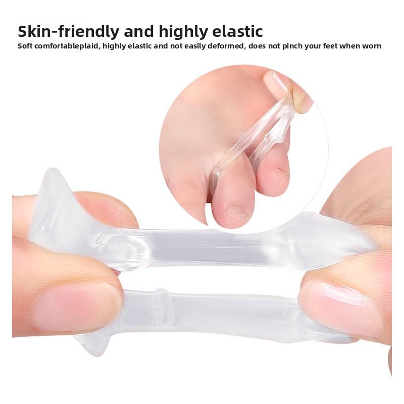 Toe Splitter Thumb Valgus Device Can Wear Shoes Silicone Big Toe Valgus Toe Splitter Anti-wear Men and Women
