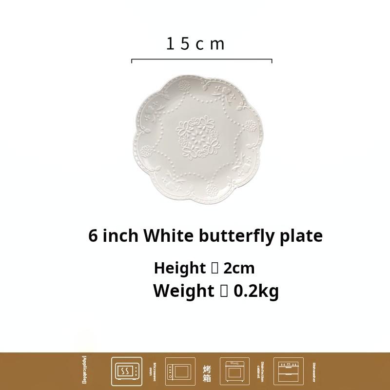 

Relief dessert bowl, European ceramic bird s nest bowl, soup bowl, egg custard, microwave oven lid, steamed egg bowl, stew bowl