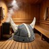 Unisex Sauna Hat Wool Felt Material Russian Banya Cap Gifts Steam Bath Headwear  Festival Events