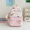 Schoolbag Japanese Girl Backpack Female Fresh and Sweet Wind Campus Student Schoolbag New Lightweight Large-capacity Commuting Backpack