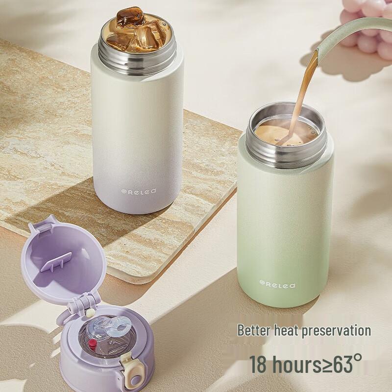 RELEA KEEPER Insulated Straw Bottle 400ml