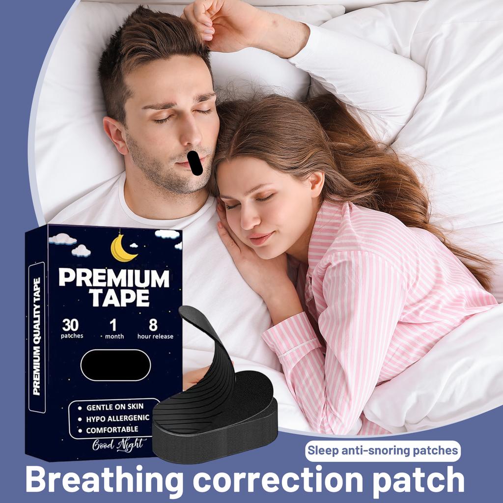 Adult Snoring Relief Chin Strap Mouth Closure Aid Tape For Correcting Breathing And Keeping Mouth Closed