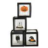Halloween Box Decoration Transparent Box, Birthday Party Decoration Includes 4 Box