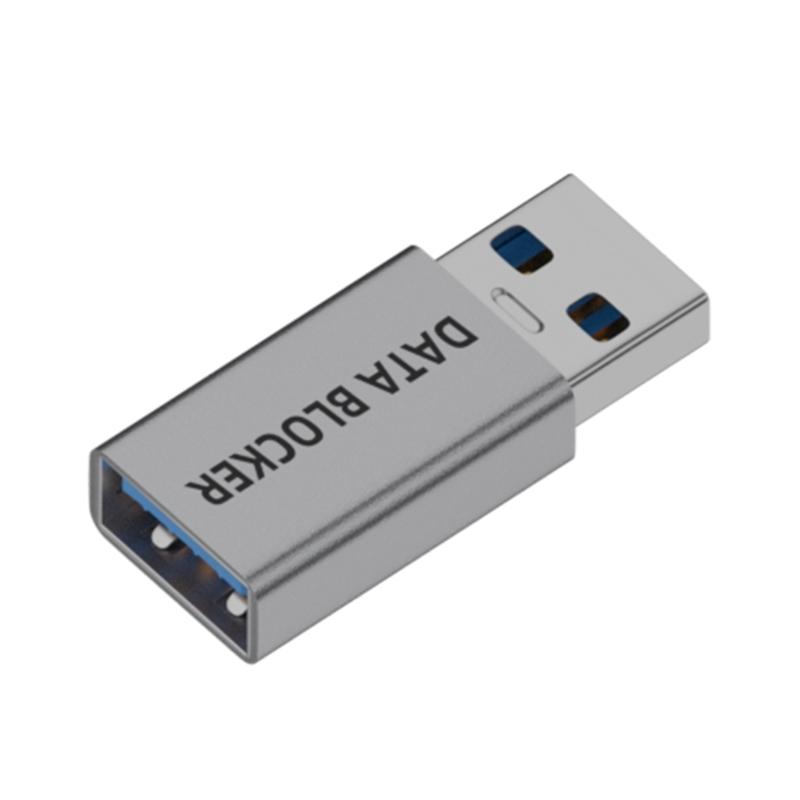 Portable USB Type C Data Blocking Charging Prevents Hacking Aluminum Housing Universal Compatibility for Phones Devices