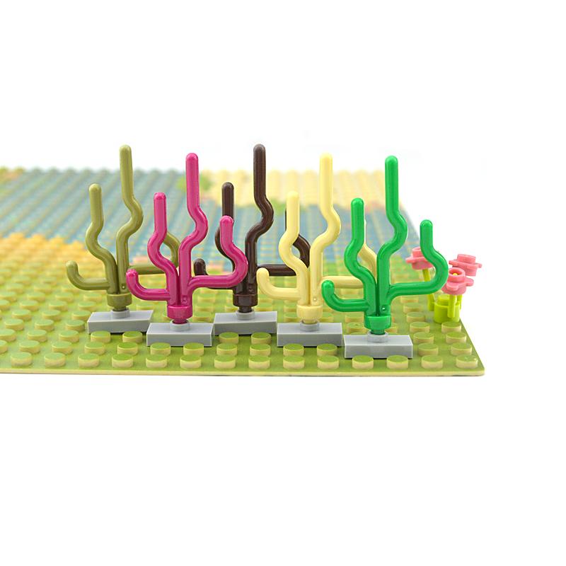 Building Block Model Garden House DIY Accessories Flower Stem Seaweed Grass Plants Green Plants Bamboo Tree Leaf MOC Brick 3741
