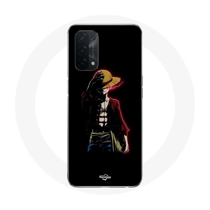Coque pour Oppo A54 5G One Piece Manga Anime Luffy Fond Noir - Maniacase