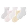 Summer Infant Baby Calf Sock Simplicity Solid Color Thin Newborn Sock for Boy Girl Fashion Breathable Soft Cotton Toddler Sock