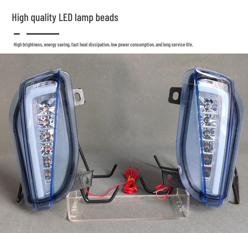 LED Daytime Running/Fog Lights for 11-13 Toyota Prius Front Bumper