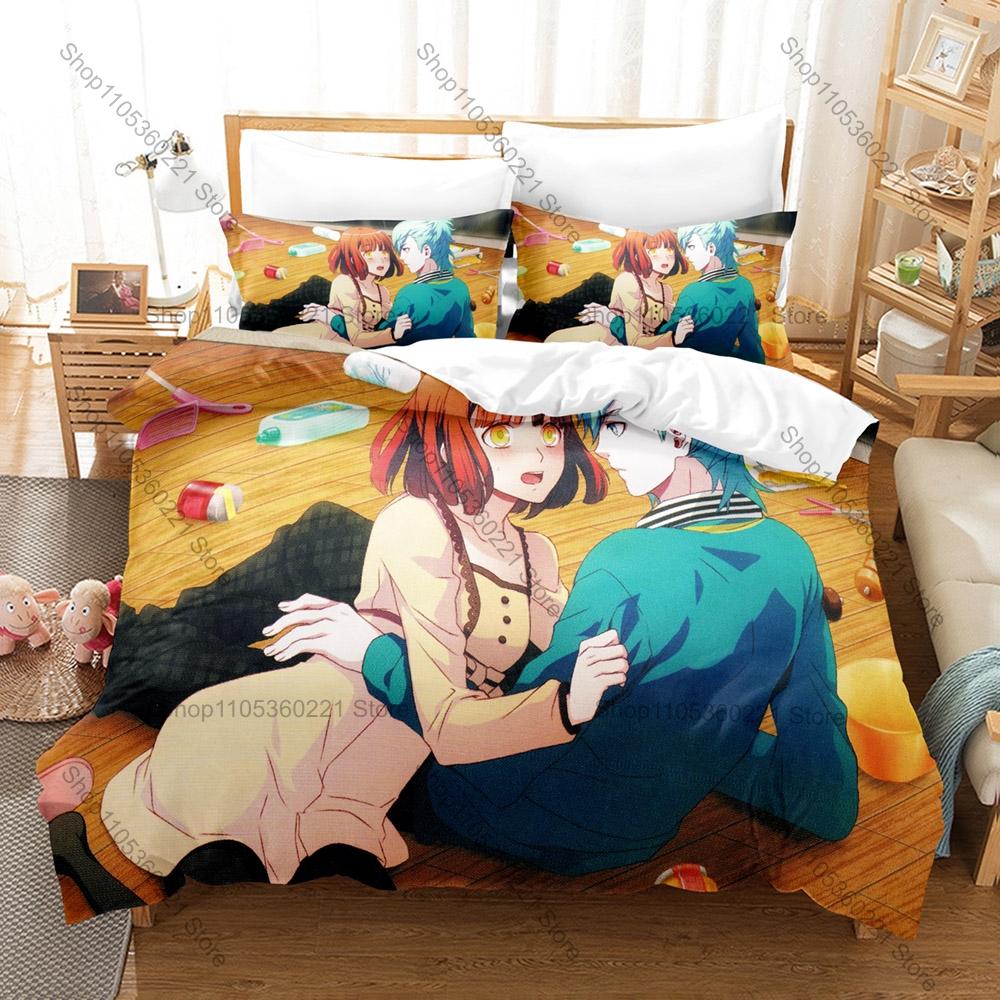 Uta No Prince-sama 3PCS Bedding Set STRISH Idol Print Soft Microfiber Duvet Cover Pillowcase