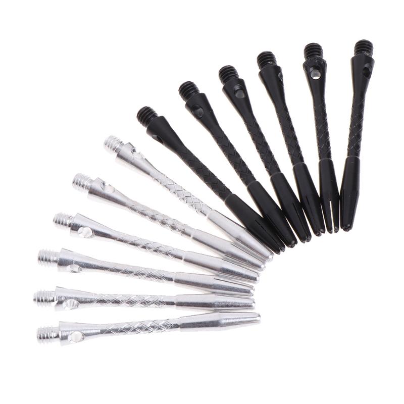 12X 5cm Aluminium Alloy Screw Dart Shaft Silver Black Darts Stems Replacement MA 12X 5cm Aluminium Alloy Screw Dart Shaft Silver Black Darts Stems Replacement MA
