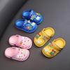 Summer Boys' and Girls' Clog Shoes, Closed-Toe, Non-Slip, Durable, Cartoon Children's Slippers, Indoor Home Use, Soft Sole