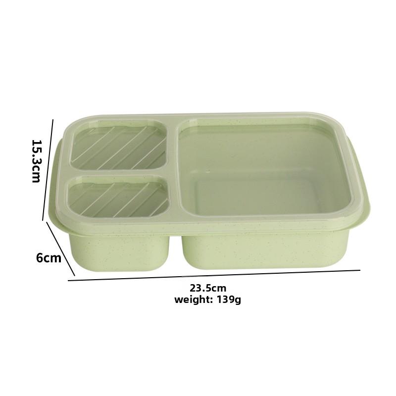 

Single-compartment Sealed Lunchbox for Students and Office Workers зелёный