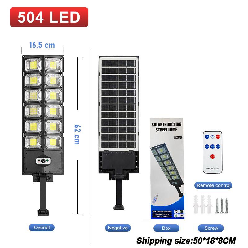 Açık Hava LED Güneş Enerjili Işık Süper Parlak Sokak Lambası Su Geçirmez Projektör Uzaktan Kumandalı Güneş Enerjili Lamba Hareket Sensörlü Bahçe Lambası