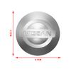 4pcs Car Wheel Center Covers Badge Sticker Stickers For Nissan Qashqai X J10 J11 Trail Tiida Teana Skyline Juke X-trail Almera