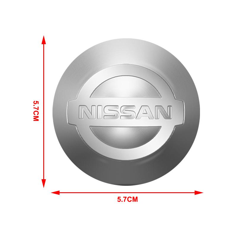 4pcs Car Wheel Center Covers Badge Sticker Stickers For Nissan Qashqai X J10 J11 Trail Tiida Teana Skyline Juke X-trail Almera