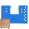 2pcs Magnetic Woodworking Hinge Mounting Fixing Tool Door Panel Gap Piece Cabinet Hinge Installation Fixed Plate Limit Spacer