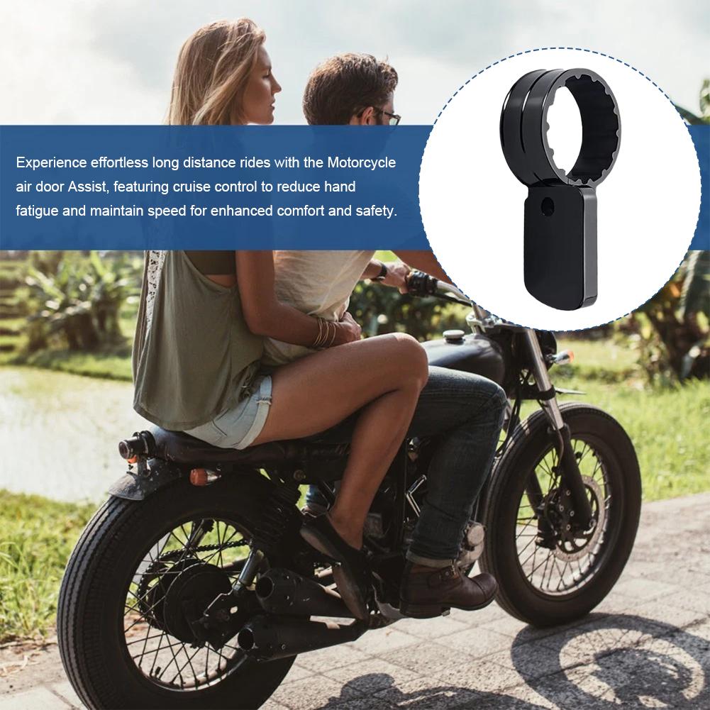 High-end Ergonomic Assist Grip Assist Cruise Control Grip For Motorcycles Reduce Hand Fatigue During Rides S0W1