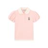 Kids' Girls' Puff Sleeve Polo Shirt
