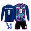 Personalised Shirts Kit Mens Girls With Name Number Custom Football Jerseys For Boys Training Suit