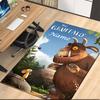 Tappeto Stampato Personalizzato con Nome Il Gruffalo, per Sedia da Ufficio Soggiorno Camera da Letto Cucina Decorazioni Regali.