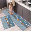 Tappetino da cucina Tappeto a striscia lunga per corridoio della camera da letto Tappeto morbido e antiscivolo Tappetino per ingresso Accessori da cucina