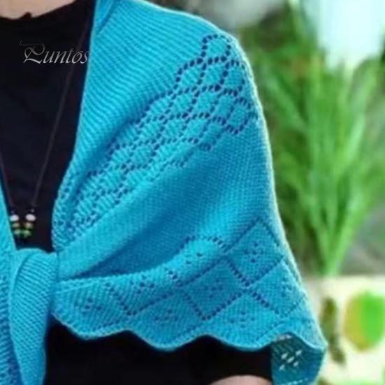 Strickschal für Damen, einfarbig, Fransendesign, leicht, vielseitig, hohl, Schal mit offenem Strickmuster