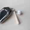 Baseball, Baseball Ball, Bat, Bat Keychain, Key Ring, Sports Goods