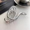Simple Metal Geometric Hair Claw Clips Elegant Geometric Hair Accessories Cross Crab Bath Clip For Women Girl Headwear