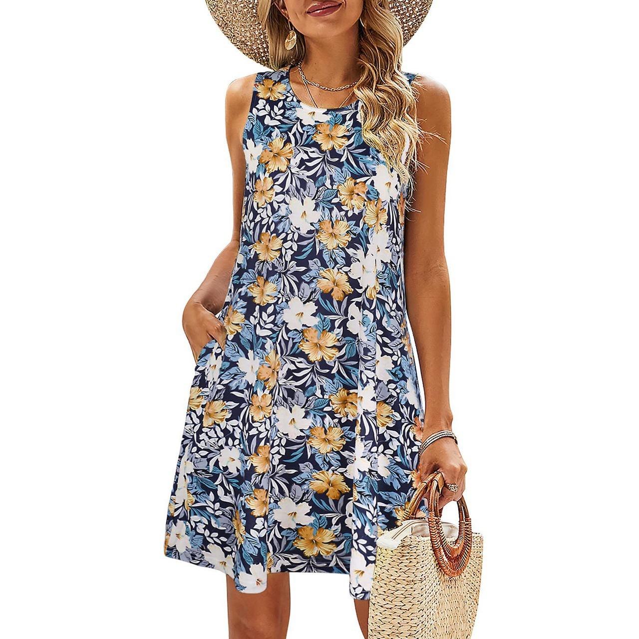 Floral Dress Women S Factory 3D Digital Printing Hawaiian Summer Models S