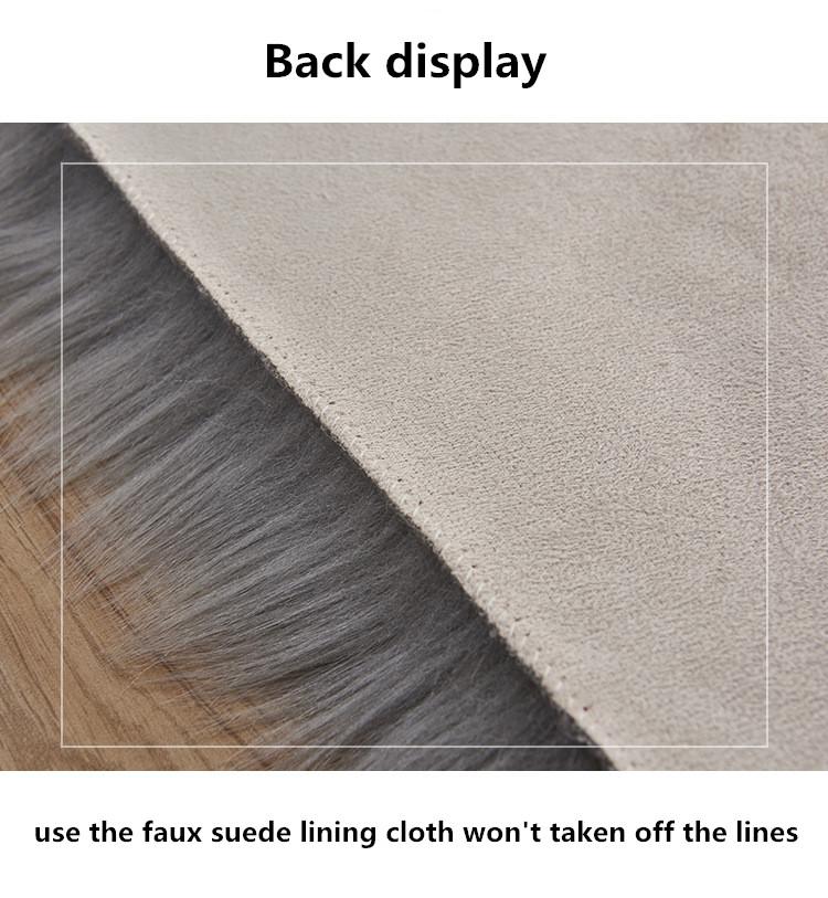 Artificial Sheepskin Imitation Wool Faux Fur Rug For Sofa Hairy Carpet Parlor Room Floor Mat Fluffy Soft Area Blanket Seat Pad